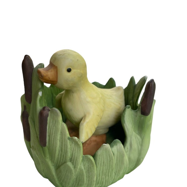 Woodland Surprises Porcelain Animals - Collectibles - Jacqueline Smith - Franklin Porcelain 1984 - Duck