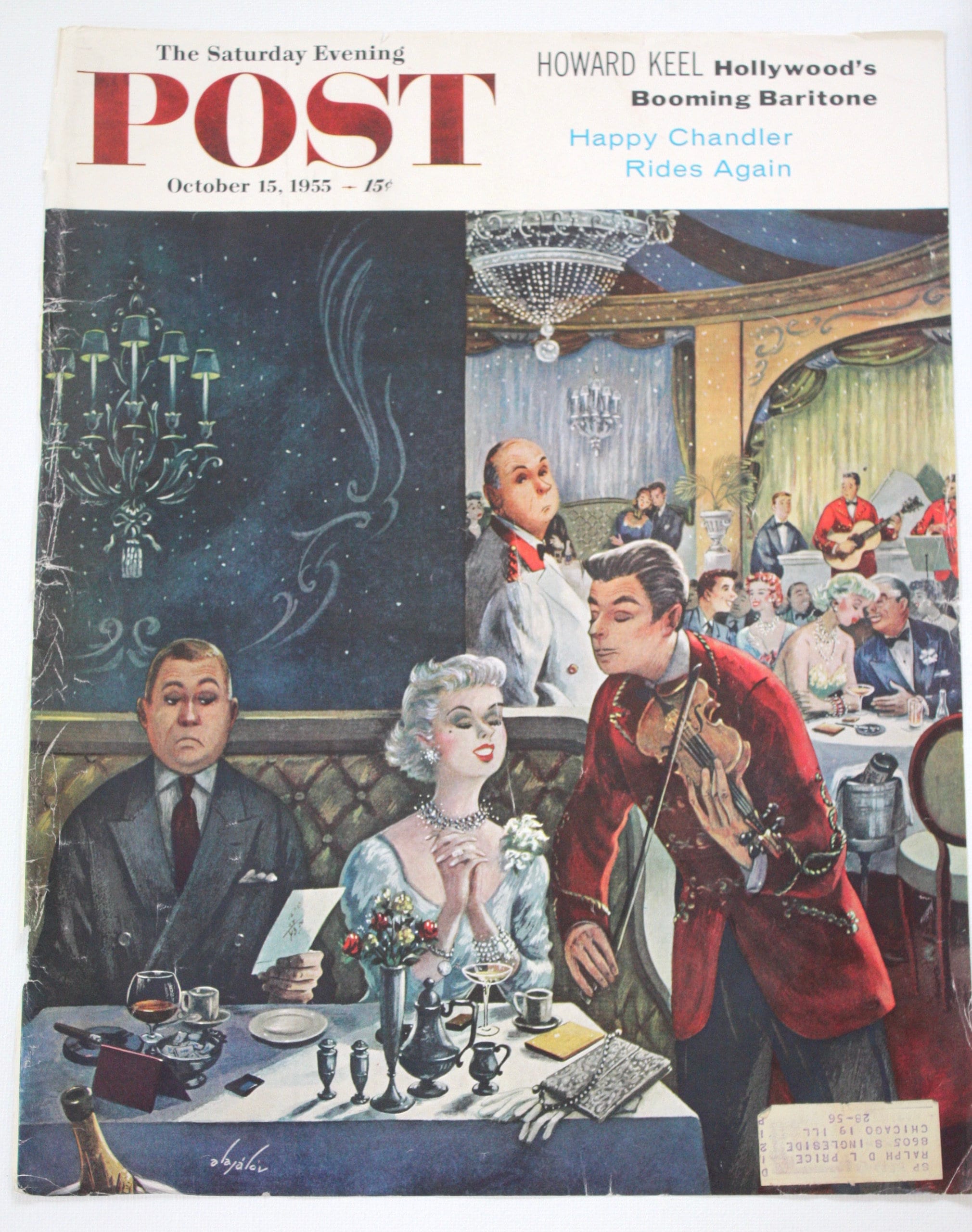 Saturday Evening Post - Original Cover - October 15, 1955 - by