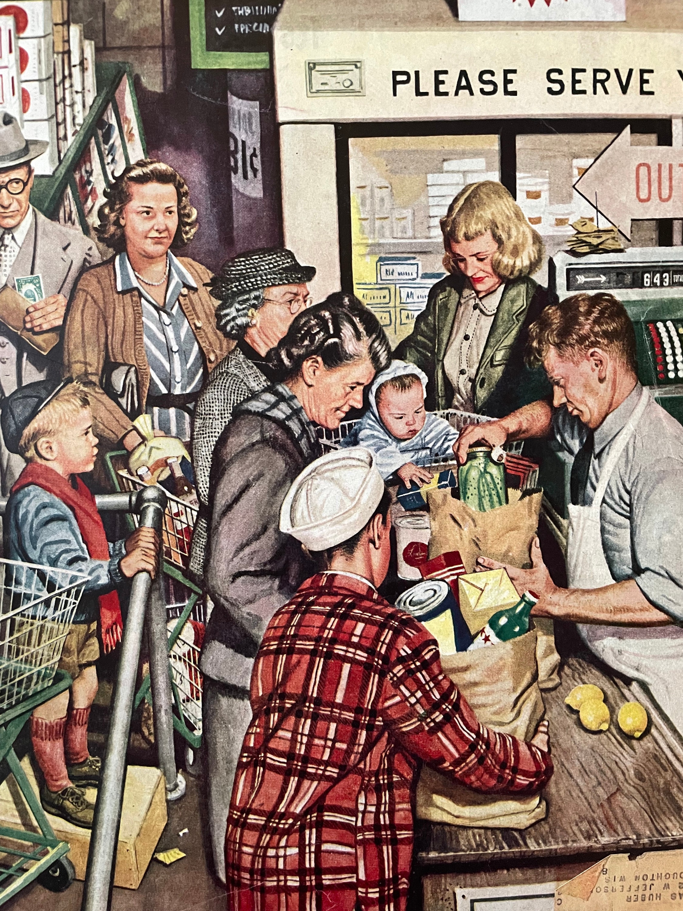 RARE - Saturday Evening Post - Original Cover - November 13, 1948