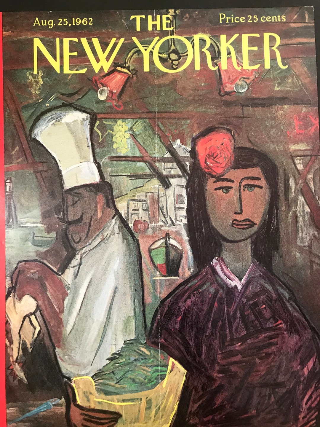 The NEW YORKER Magazine Cover - August 25, 1962 - Japanese
