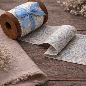 10 yards vintage Designer Dispatch Ribbon Trim Edging ~ Craft Sewing Embellishment - 1.5" wide