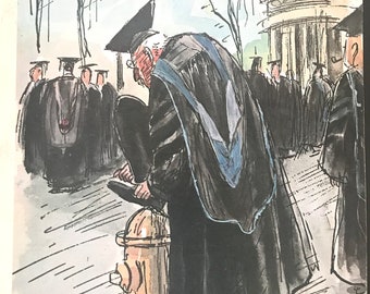 10. Juni 1967 - The NEW YORKER Magazine Originalcover - Graduierung