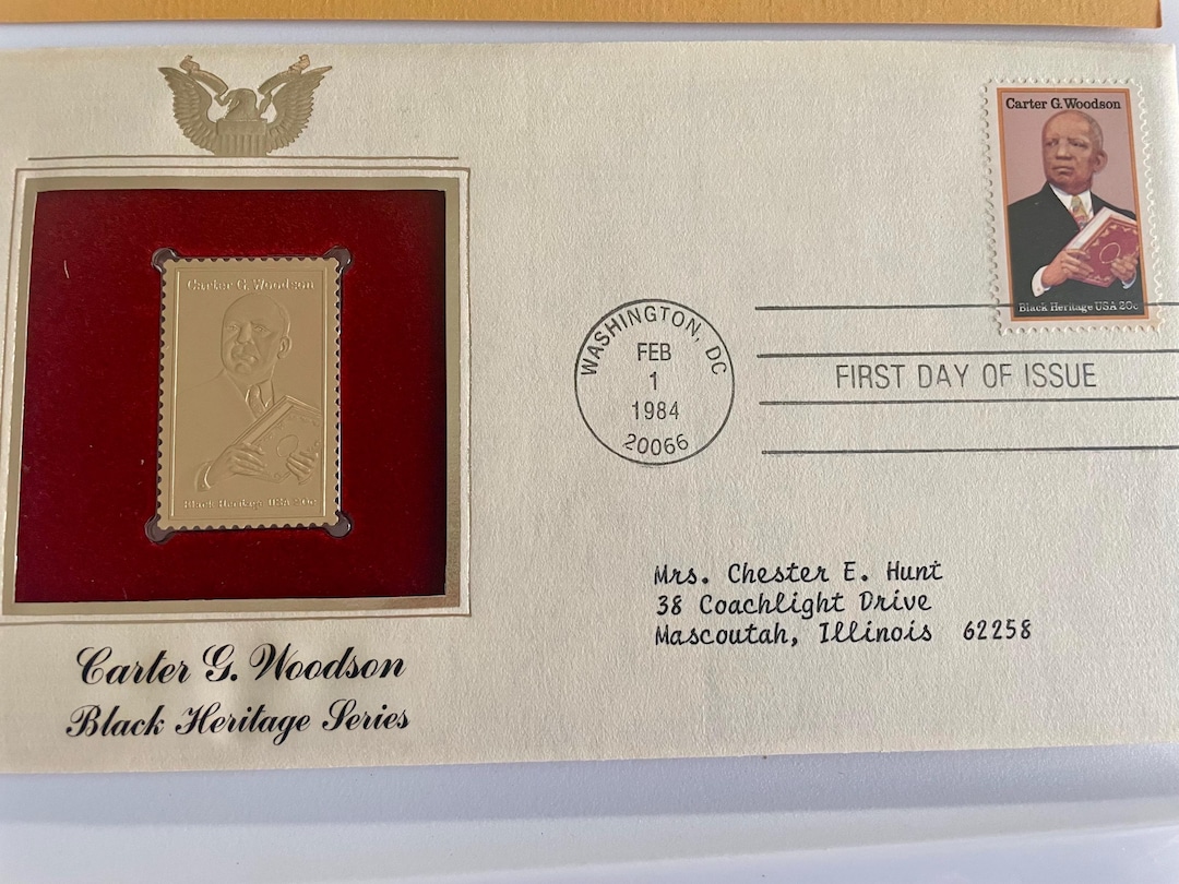 Carter Woodson, Black Heritage Series - 20-cent Stamp Mint Condition ...