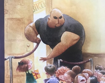 The NEW YORKER Magazine original cover - April 6, 2015 - kids birthday party, bouncer
