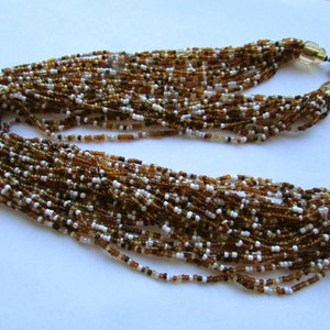 14-strand all-glass vintage seed bead necklace image 4