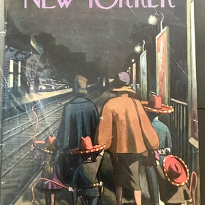 The NEW YORKER Magazine RARE cover - October 13, 1951