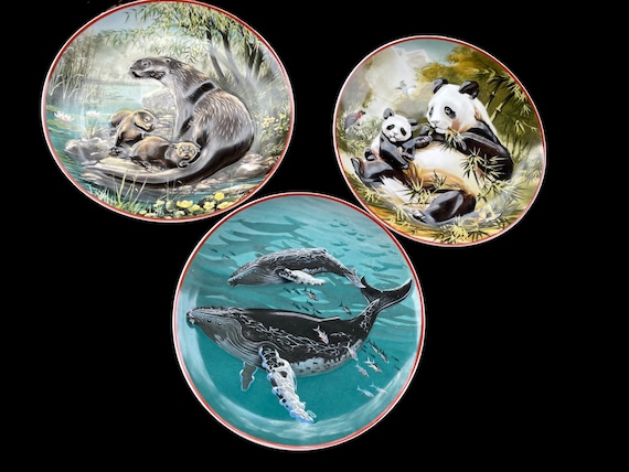Porcelain Collectible Wall Plates 