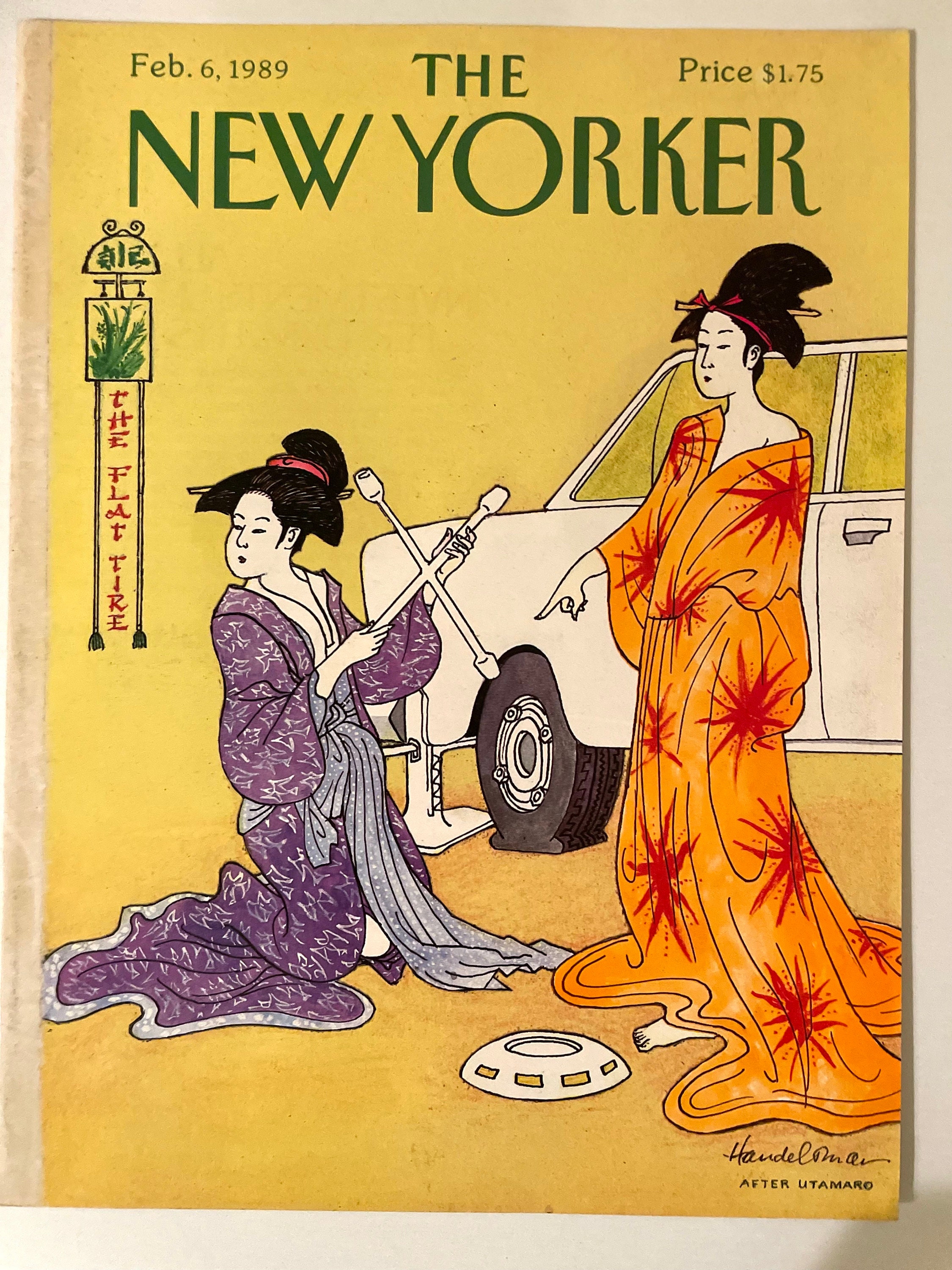 February 6, 1989 - the NEW YORKER Magazine Original Cover - Etsy