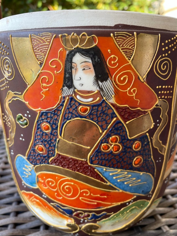 Stunning 1920's Moriyama Mori Machi Japan Vase Hand Painted