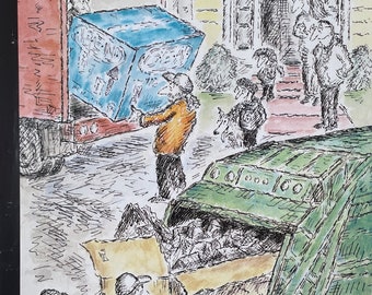 June 13, 2022 - The NEW YORKER Magazine original cover - artist: Koren