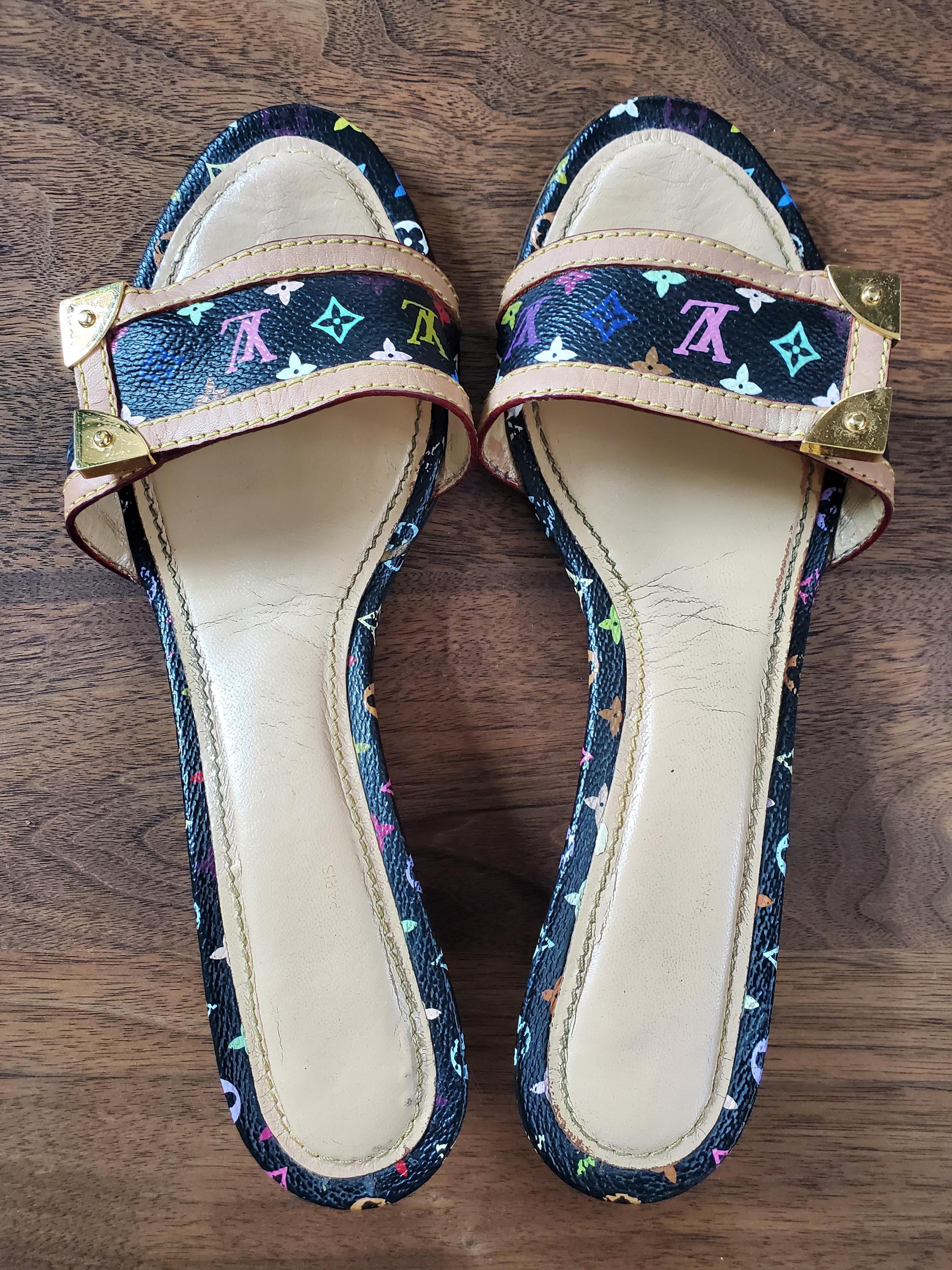 Louis Vuitton Slide Sandals - Etsy