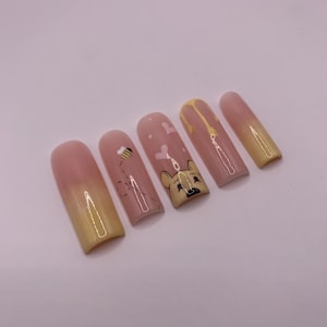 Winnie the Pooh Theme Press On Nails