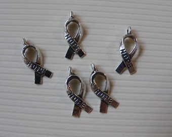 Ribbon of Hope Awareness Charms