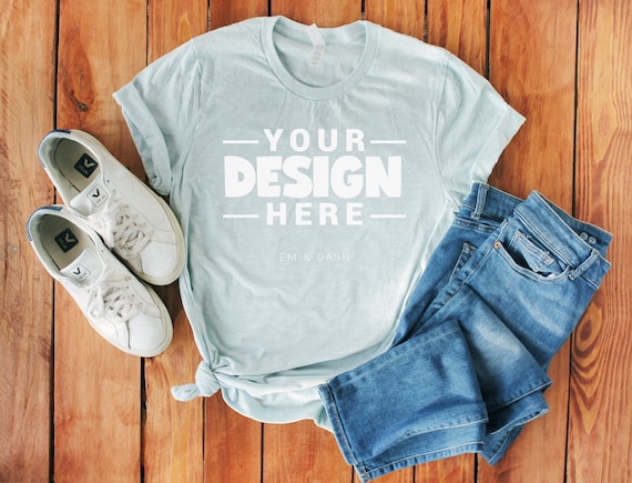 Bella canvas heather ice blue Outlet