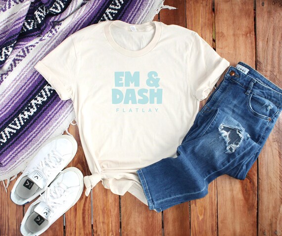 Bella Canvas 3001 Soft Cream T Shirt Flatlay Styled Mockup Etsy