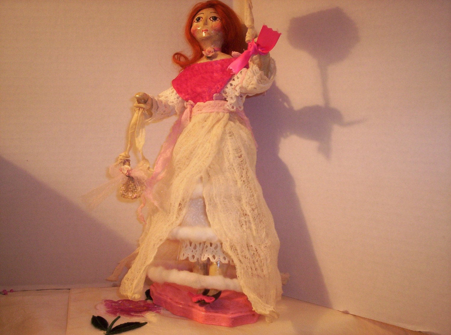 OOAK Paper Mache Queen Anne Doll Reproduction Etsy