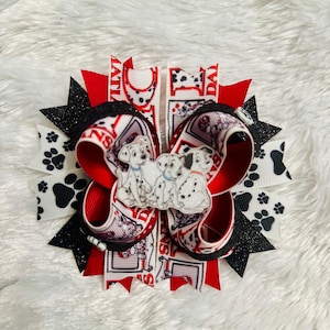 101 Dalmatians inspired bow