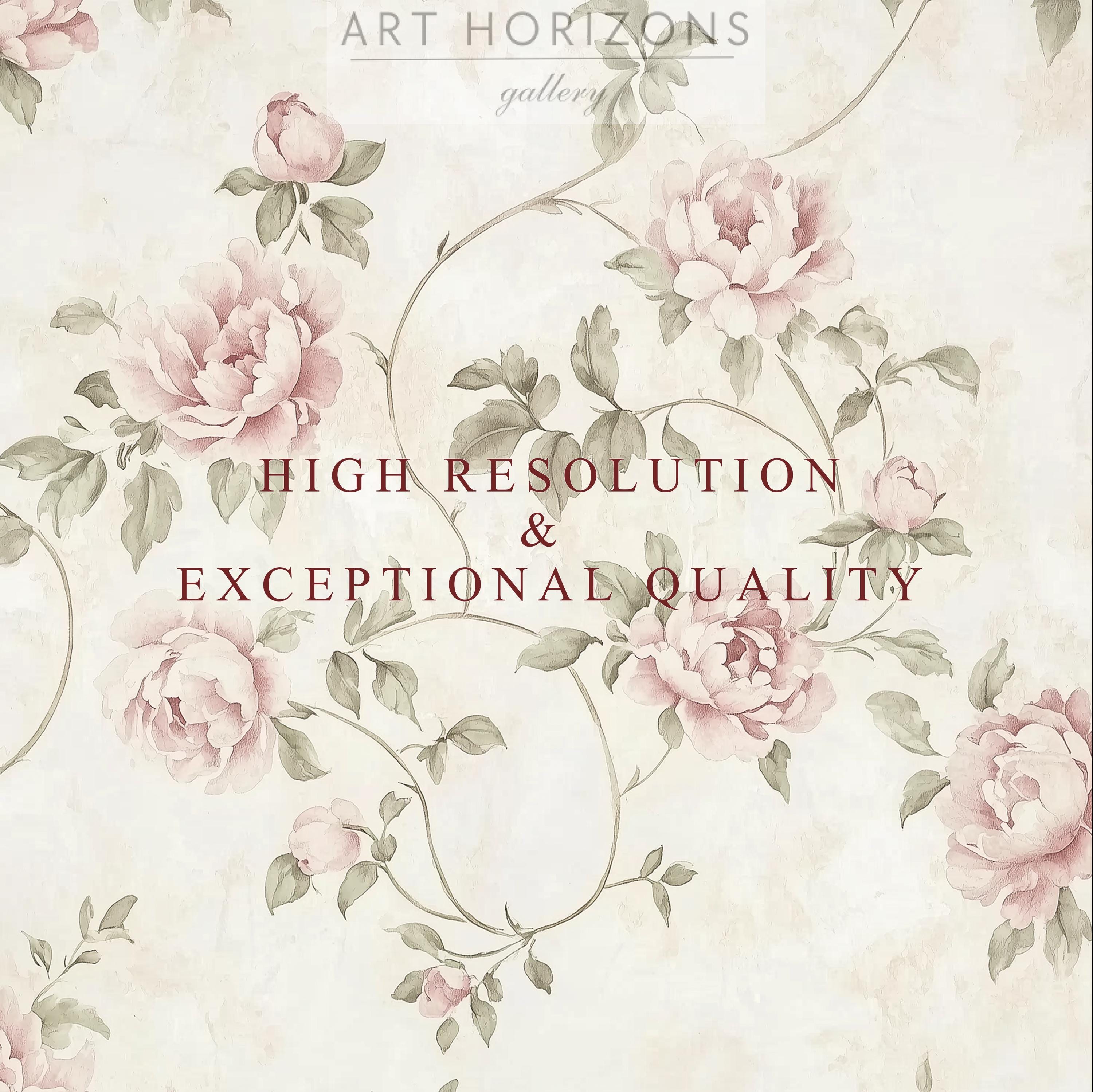 Vintage Pink Rose Nursery Prints Wall Art Baby Girl Room Decor Artwork ...