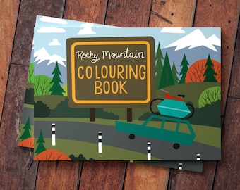 Rocky Mountain Colouring Book