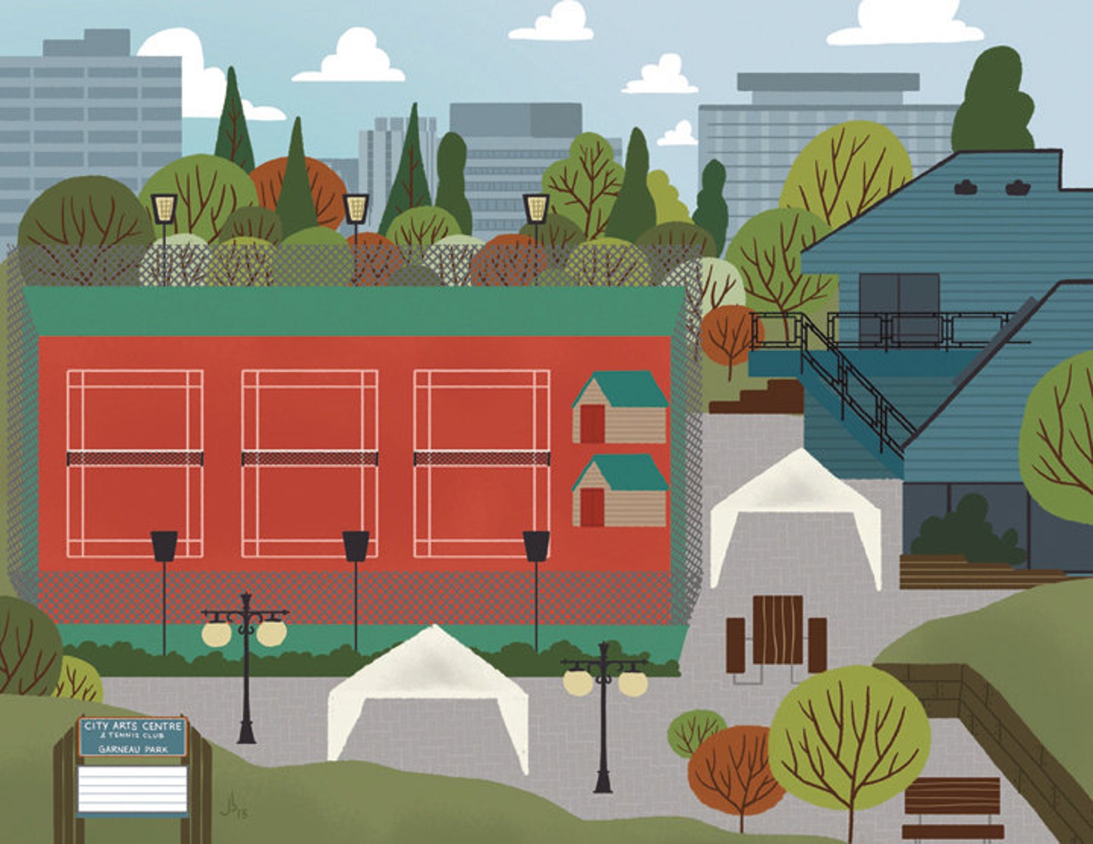 Edmonton City Arts Centre / Tennis Club A Unique Take on Etsy