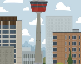 Calgary - Calgary Tower | A Unique Take on Alberta's City Calgary Landmarks and Surrounding Area