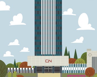 Edmonton - CN Tower | A Unique Take on Alberta's Capital City Landmarks and Surrounding Area