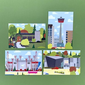 Pack de 10 cartes postales de Calgary
