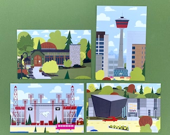 Calgary postcard 10 pack