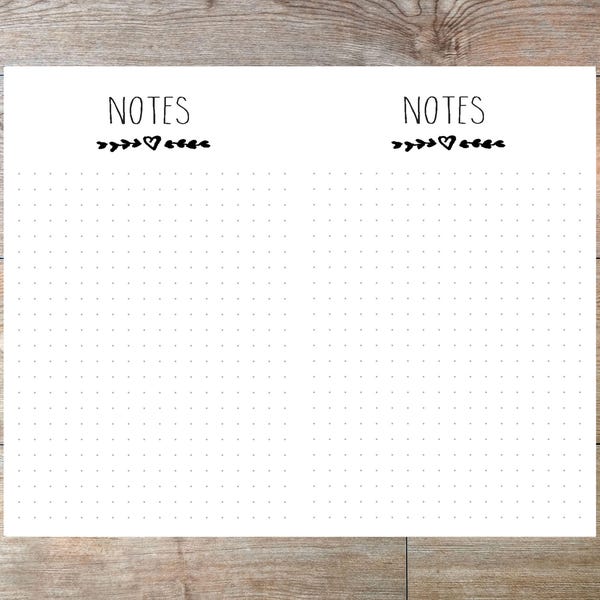 Printable Tn Inserts - Etsy