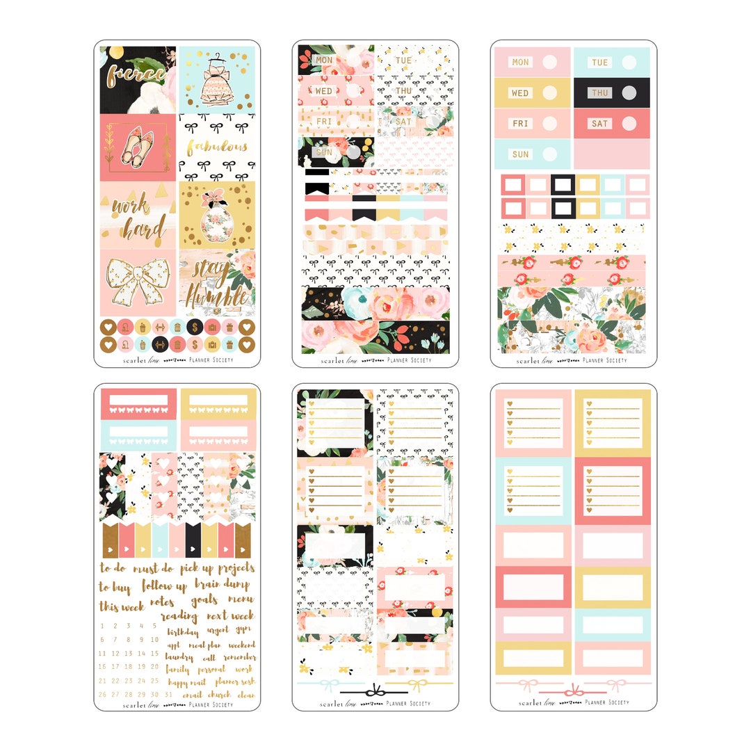 March 2021 Mini Box Digital Printable Sticker Kit- Matches Our Physical ...