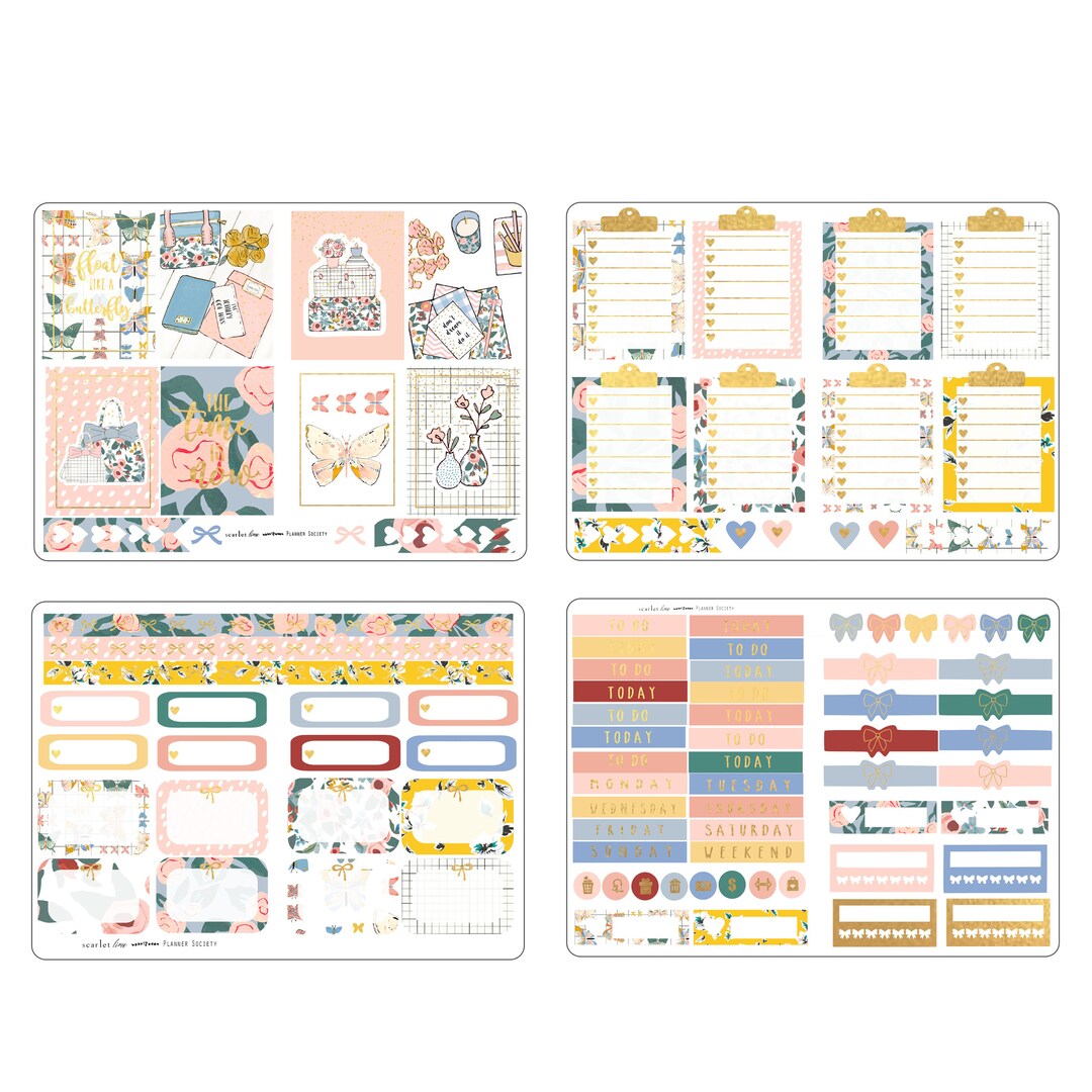 January 2020 Box Sticker Society Digital Printable Sticker Kit: Matches ...