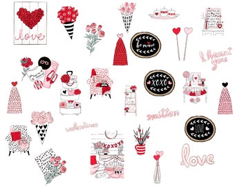 Valentines 2019 Icons  Digital Item! Download