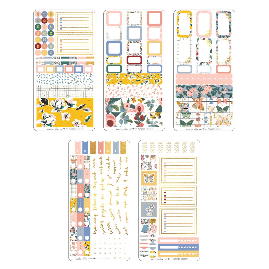 January 2020 Hobonichi Digital Printable Sticker Kit Matches Our ...