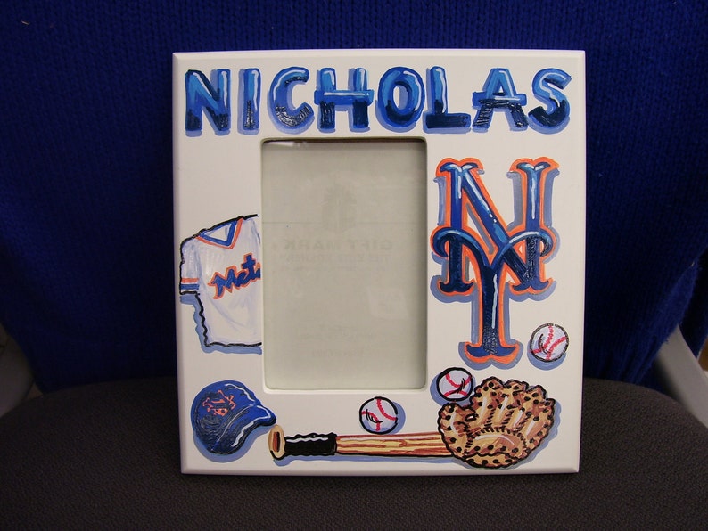 Picture Frame Custom Sports Team Personalized and HandpaintedArt 4 x 6 image 4