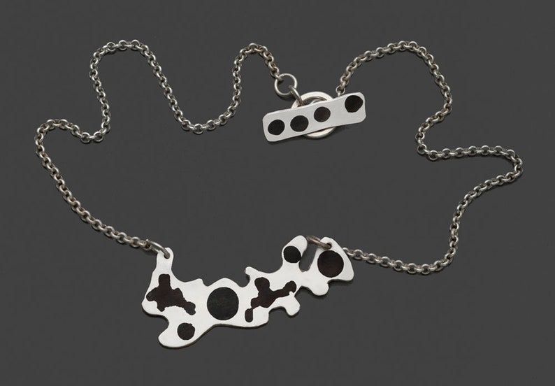 Ink Blot Pendant Medium