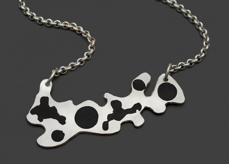 Ink Blot Pendant Medium