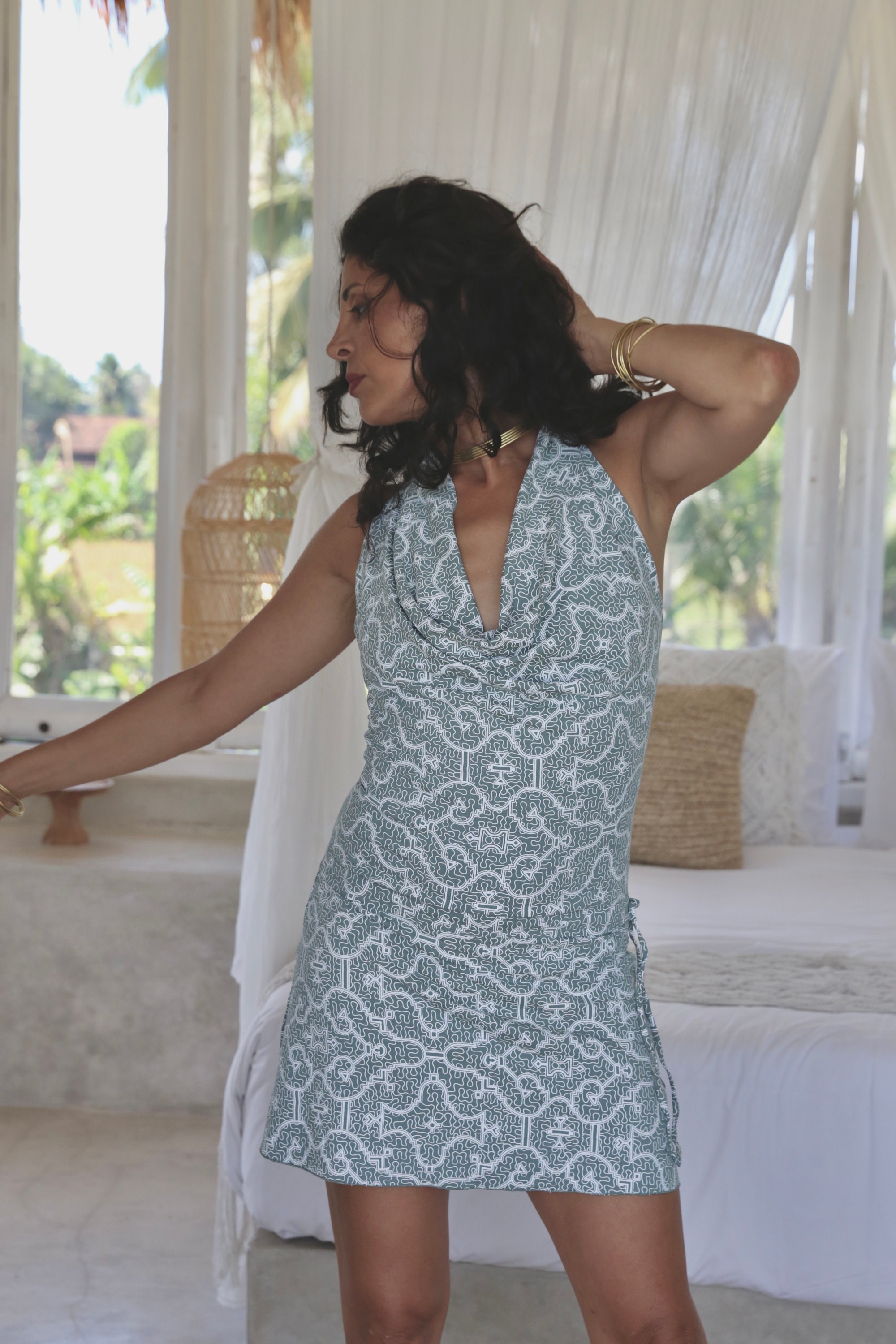 Aurora Grey Dress - Etsy Singapore