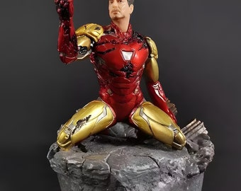 Avengers : Endgame Iron Man MK85 Figure / Tony Stark Statue (14cm)
