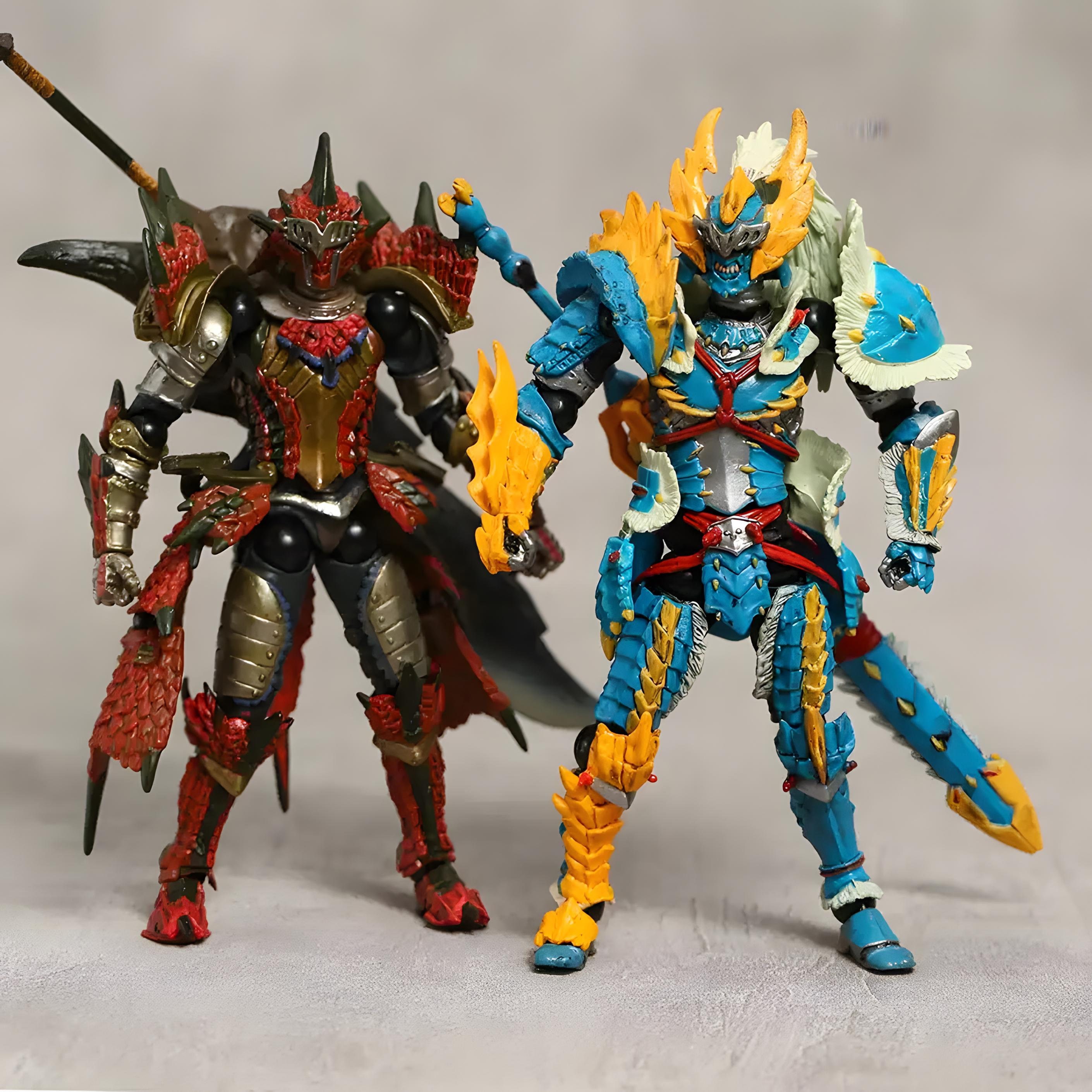 Monster Hunter: World Action Figures / Zinogre & Rathalos Armor Swordsman