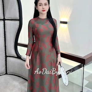Luxury Ao Dai To Tam: Vietnamese Traditional Dress (No Pants Included)
