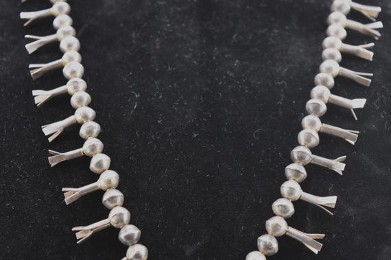 40's-50's Navajo Squash Blossom Necklace - Etsy