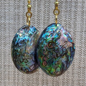 Abalone Shell Ceiling Fan Pulls: Gold Pull Chains, Beachcore, Coastal Home Decor