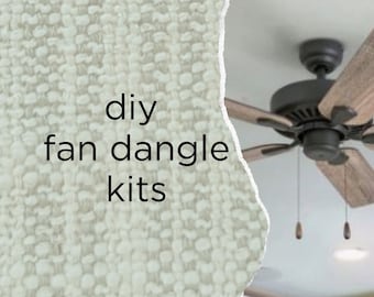 DIY Fan + Lichterkette Pull KIT, Selber machen, schwarz oder gunmetal Kugelkette + Kette zieht Anschlüsse