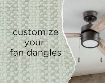 Ball Chain Customization for Fan Dangles Upgrade - Silver, Gold, Black, Gunmetal, Raw or Antique Brass, Adapt for Room Match