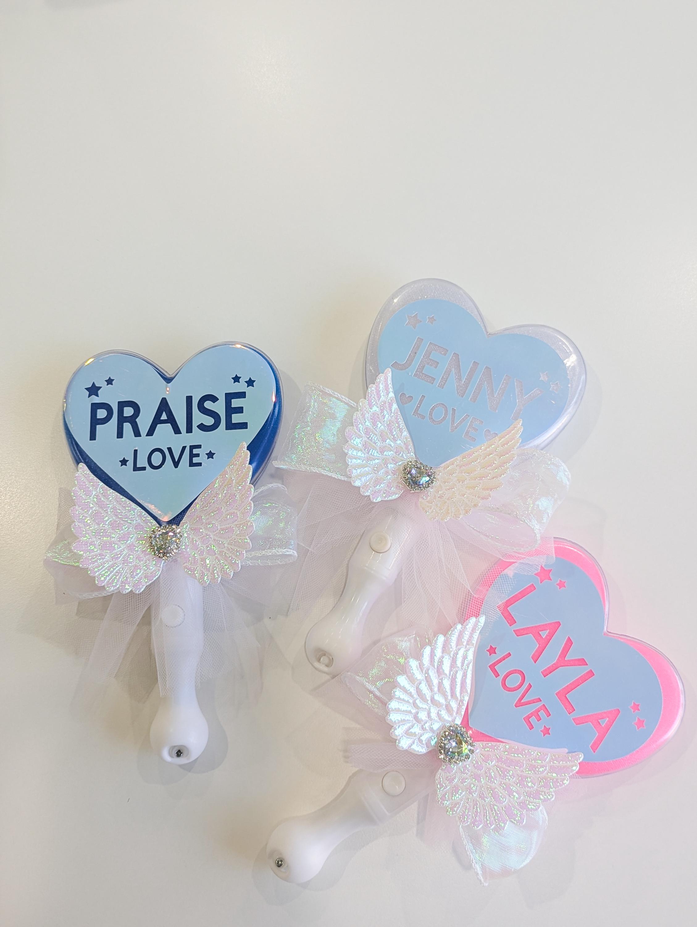 Custom Heart Twinkle Light Stick, KPOP Light (5colors) - Etsy