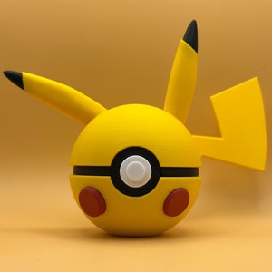 Pikachu Monster Ball - 3D Printed