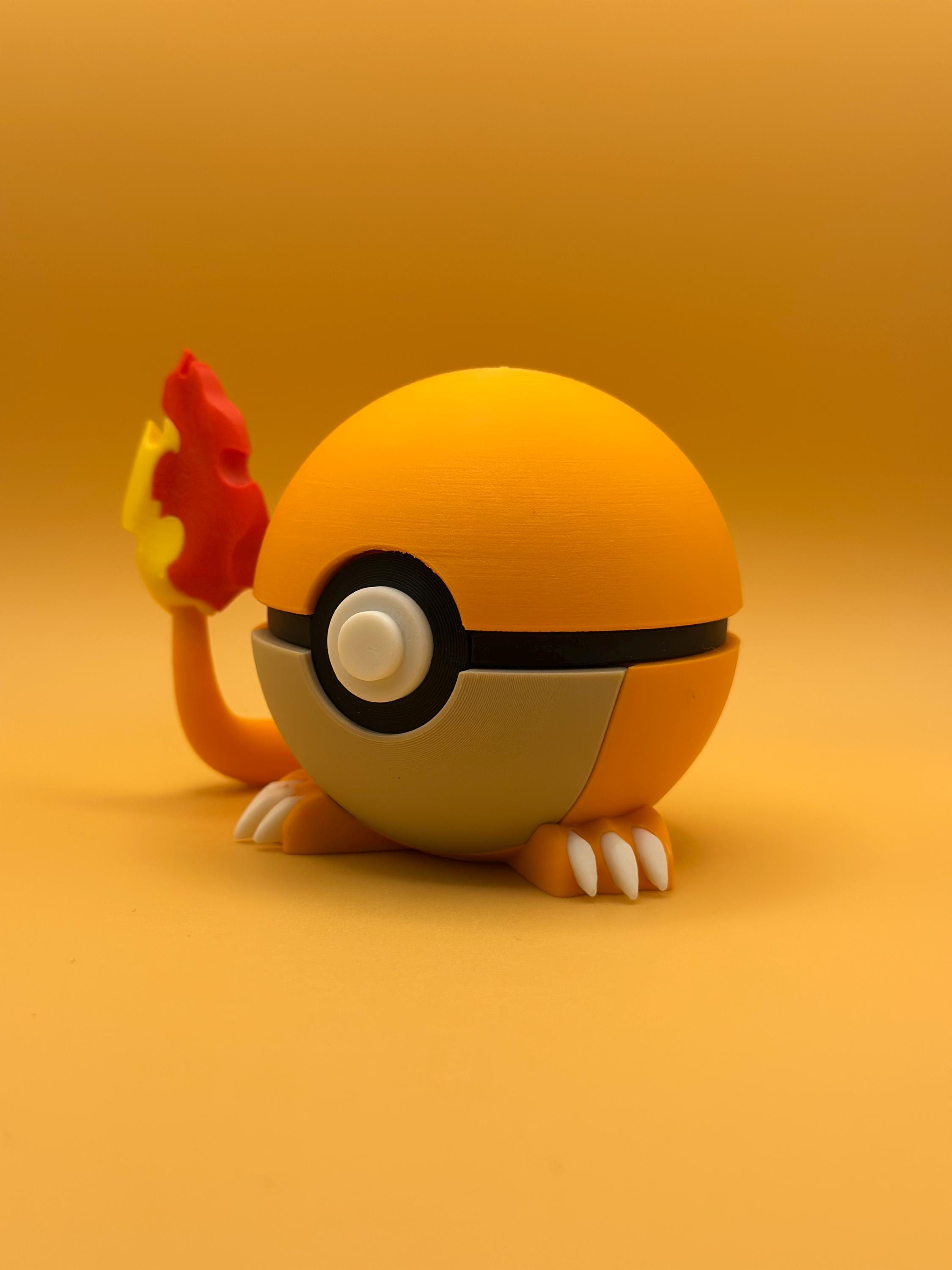 Charmander Monster Ball - 3D Printed - Etsy