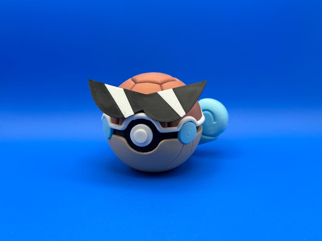 Squirtle Monster Ball - 3D Printed - Etsy
