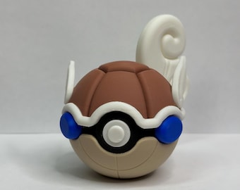 Wartortle Monster Ball - 3D Printed