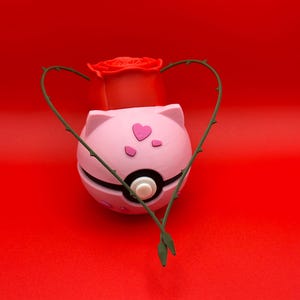 Love Bulbasaur Monster Ball - 3D Printed